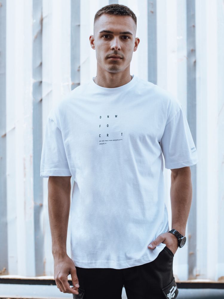 Men's T-shirt with white Dstreet print
