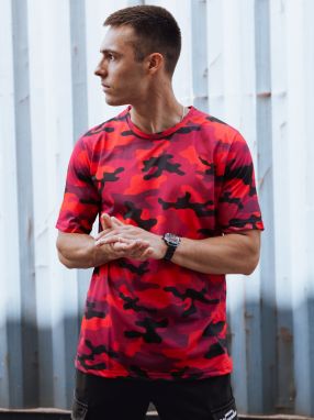 Men's Red Camo T-Shirt Dstreet