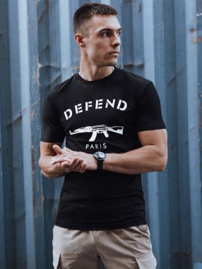 Men's T-shirt with black Dstreet print