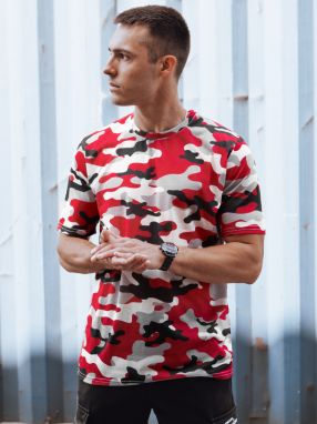 Men's Red Camouflage T-Shirt Dstreet