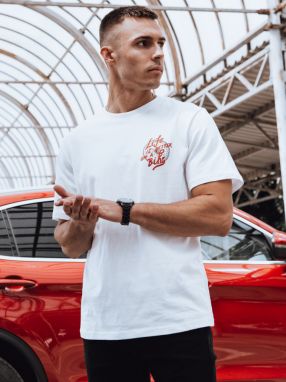 Men's T-shirt with white Dstreet print