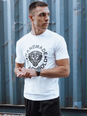 Men's T-shirt with white Dstreet print