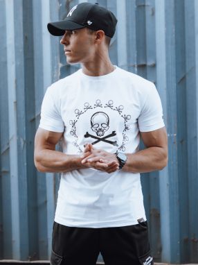 Men's T-shirt with white Dstreet print