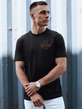 Men's Black T-Shirt Dstreet
