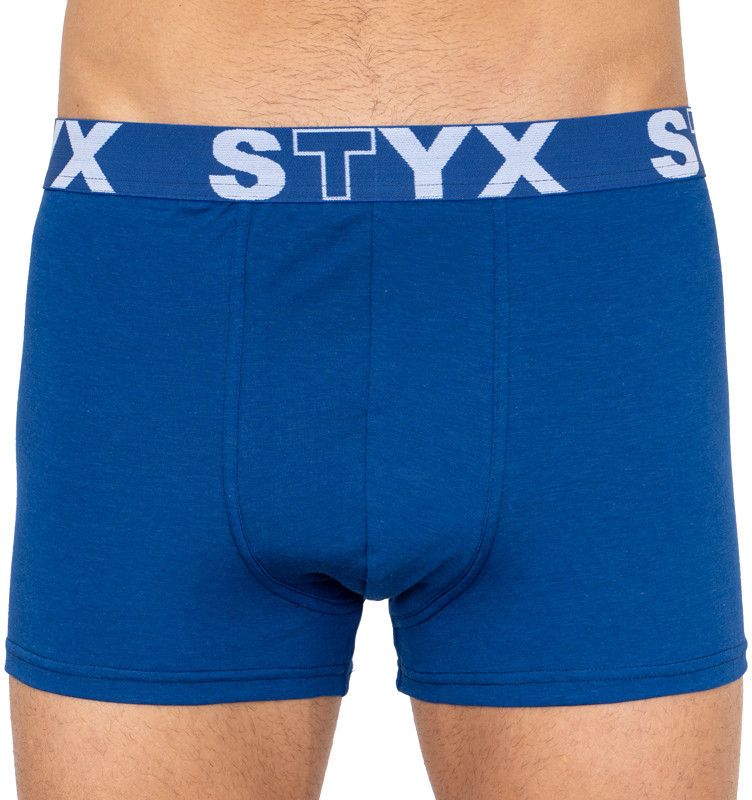Men's boxers Styx sports rubber oversize dark blue