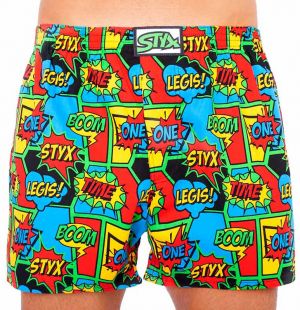 Pánske šortky Styx art classic guma boom (A955)