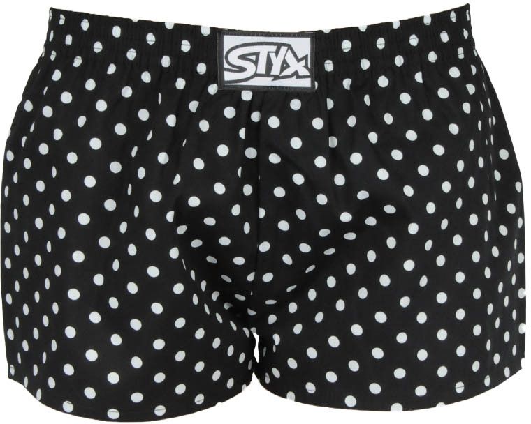 Kids shorts Styx art, classic rubber polka dots