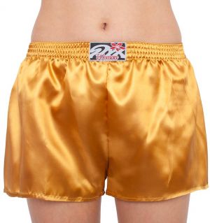 Women's shorts Styx classic rubber satin gold