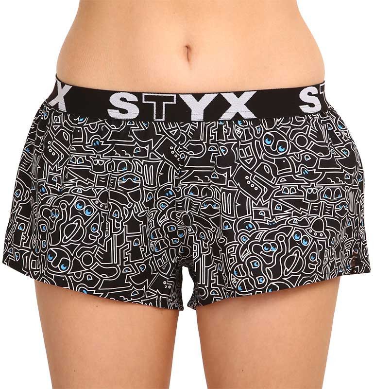 Women's shorts Styx art sports rubber doodle