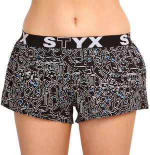 Women's shorts Styx art sports rubber doodle