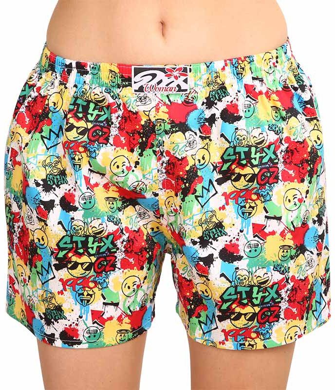 Women's Sleeping Shorts Styx emoji
