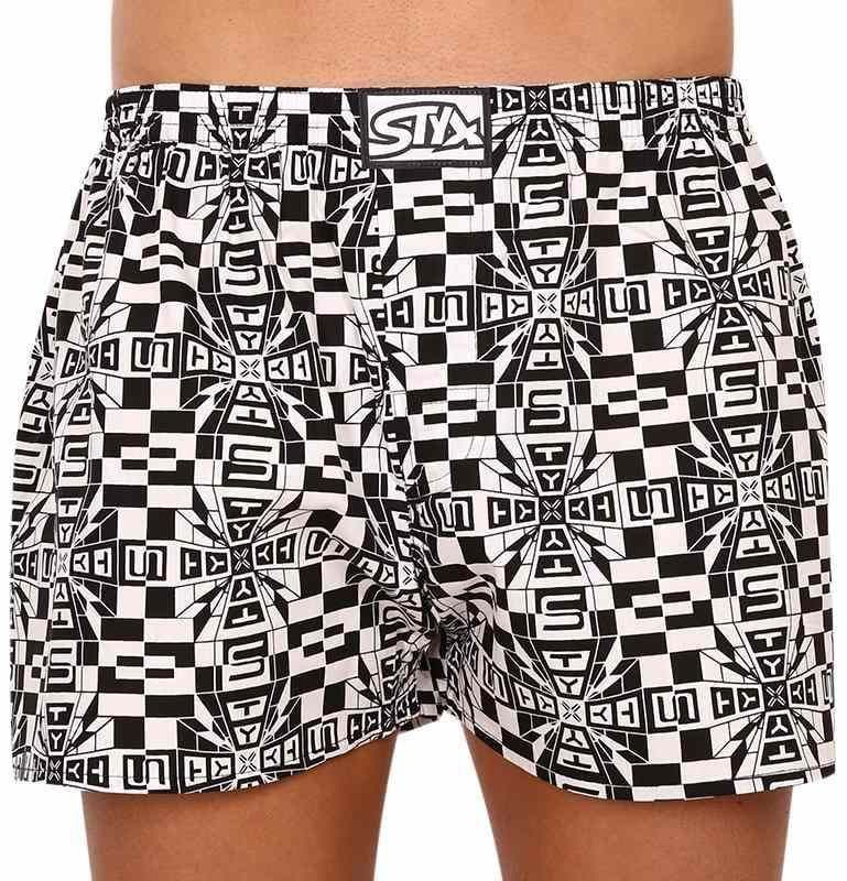 Men's boxer shorts Styx art classic rubber oversized paradox