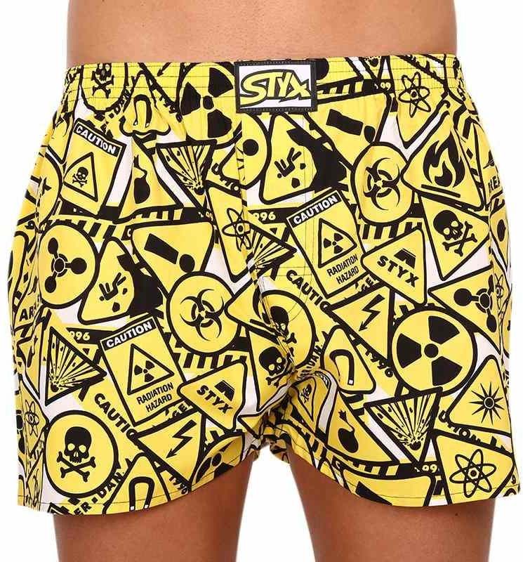 Men's shorts Styx art classic rubber warning