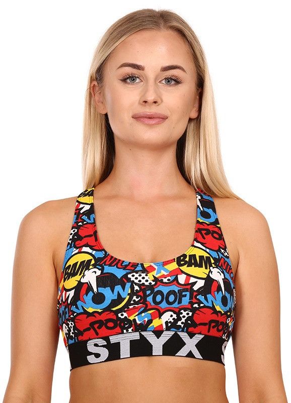 Women's bra Styx sport art poof