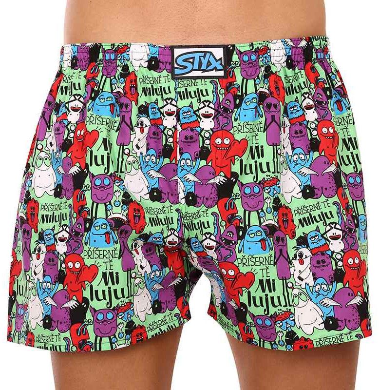 Men's shorts Styx art classic rubber monsters