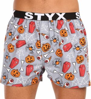 Men's shorts Styx art sports rubber Halloween coffins