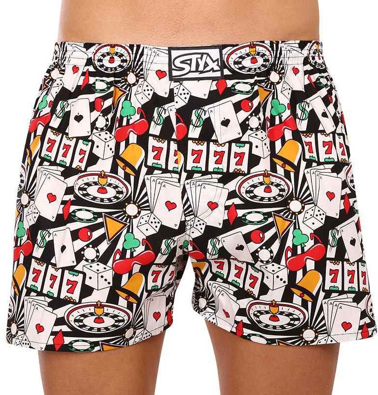 Men's shorts Styx art classic rubber oversize casino