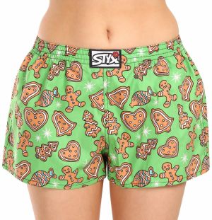 Women's shorts Styx art classic rubber Christmas gingerbread