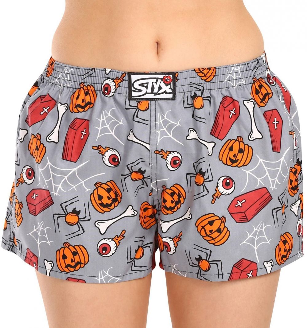 Women's shorts Styx art classic rubber Halloween coffins