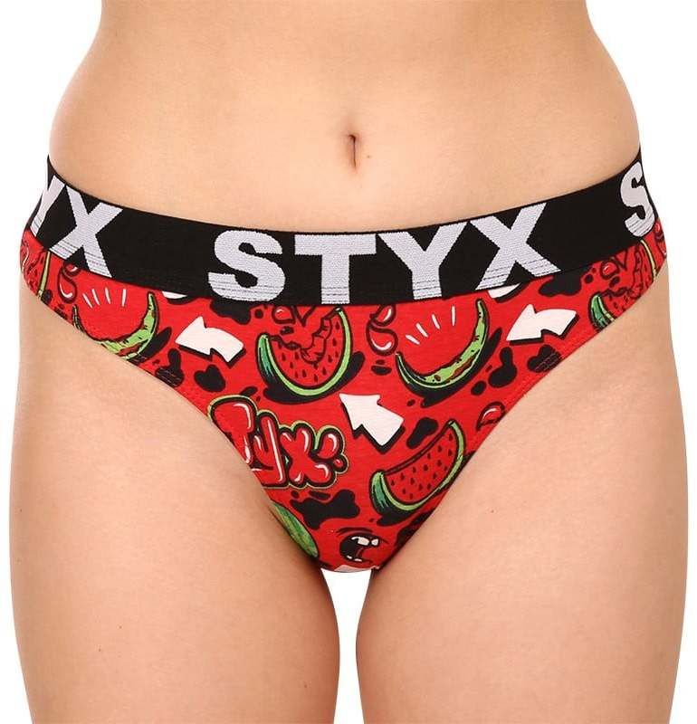 Nohavičky pre ženy STYX - červená, čierna, zelená