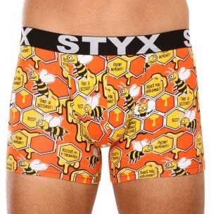 Men's boxers Styx long art sports rubber bees