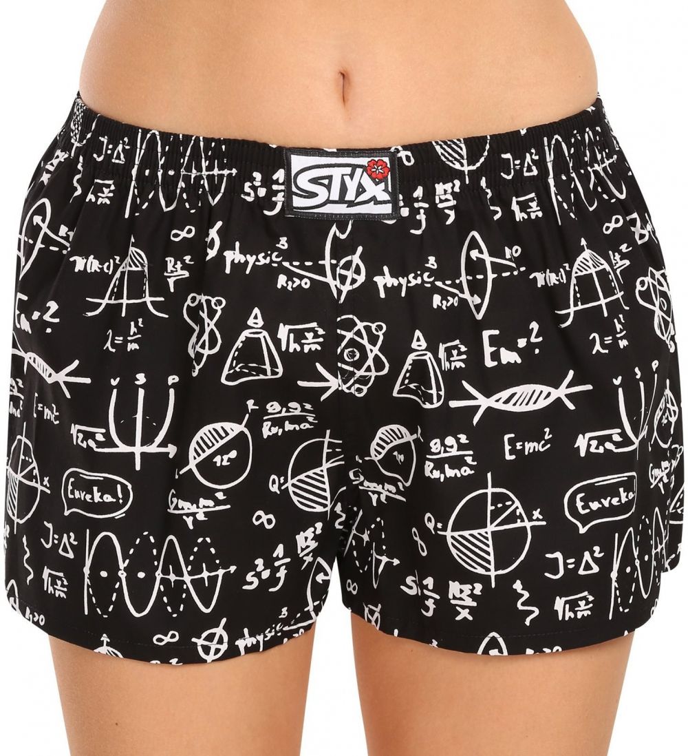 Čierne dámske trenírky Styx art Fyzika