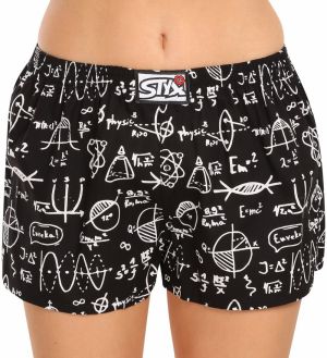 Čierne dámske trenírky Styx art Fyzika