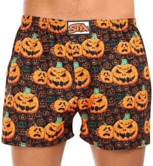 Men's Boxer Shorts Styx Art Classic Rubber Oversized Halloween Pumpkin