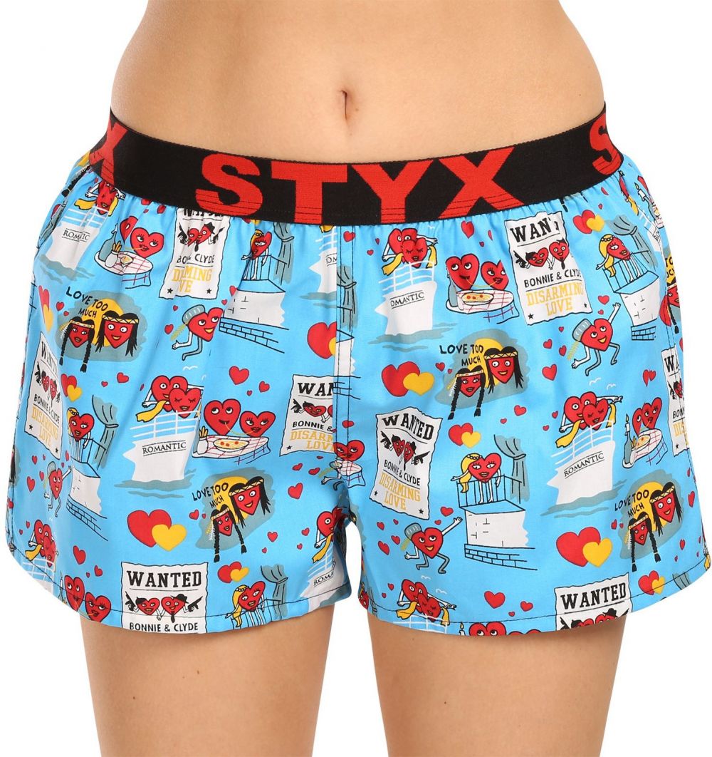 Women's Boxer Shorts Styx Art Sports Rubber Valentine's Day Couples