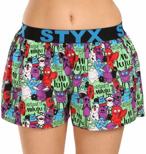 Women's boxer shorts Styx art sports elastic monsters