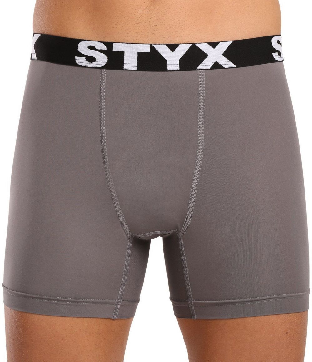 Men's functional boxer shorts Styx dark grey