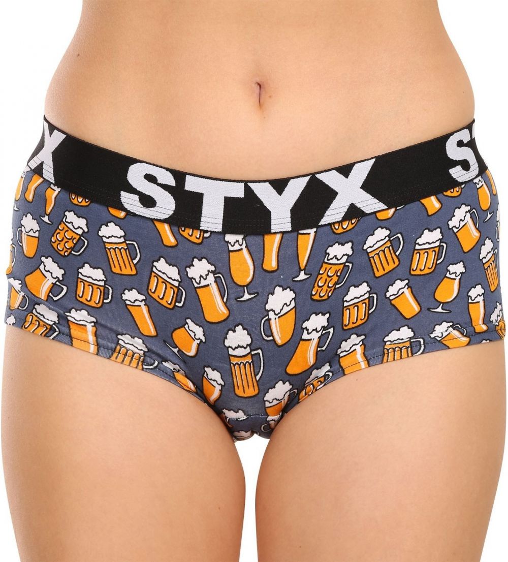 Women's Styx art panties with leg loops beer