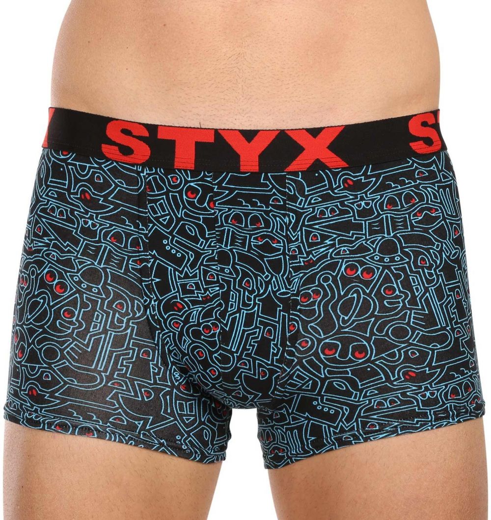 Men's boxers Styx art sports rubber doodle