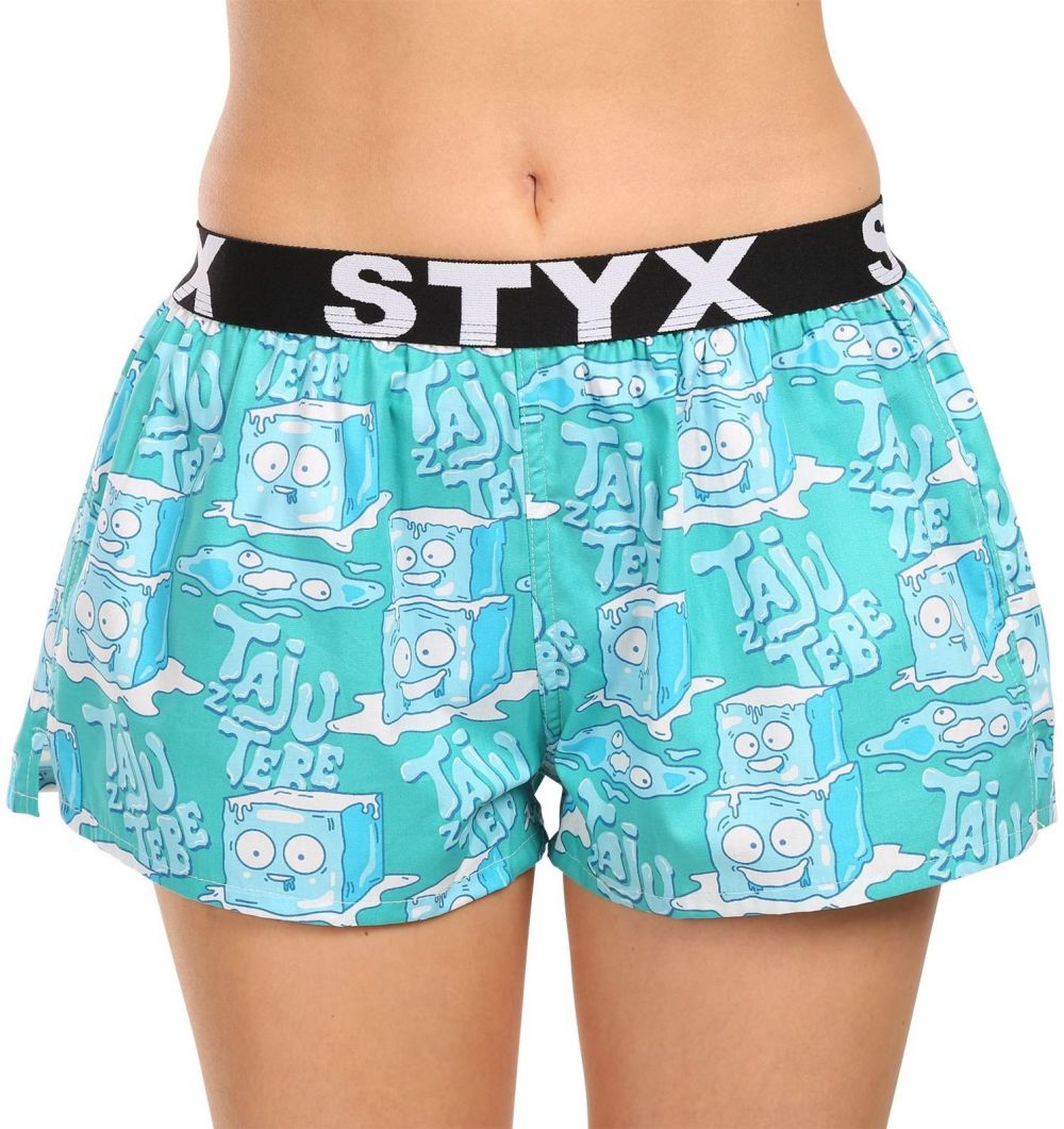 Women's Boxer Shorts Styx Art Sports Rubber Ice Cubes