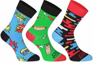 3PACK Cheerful Styx High Socks Multicolored
