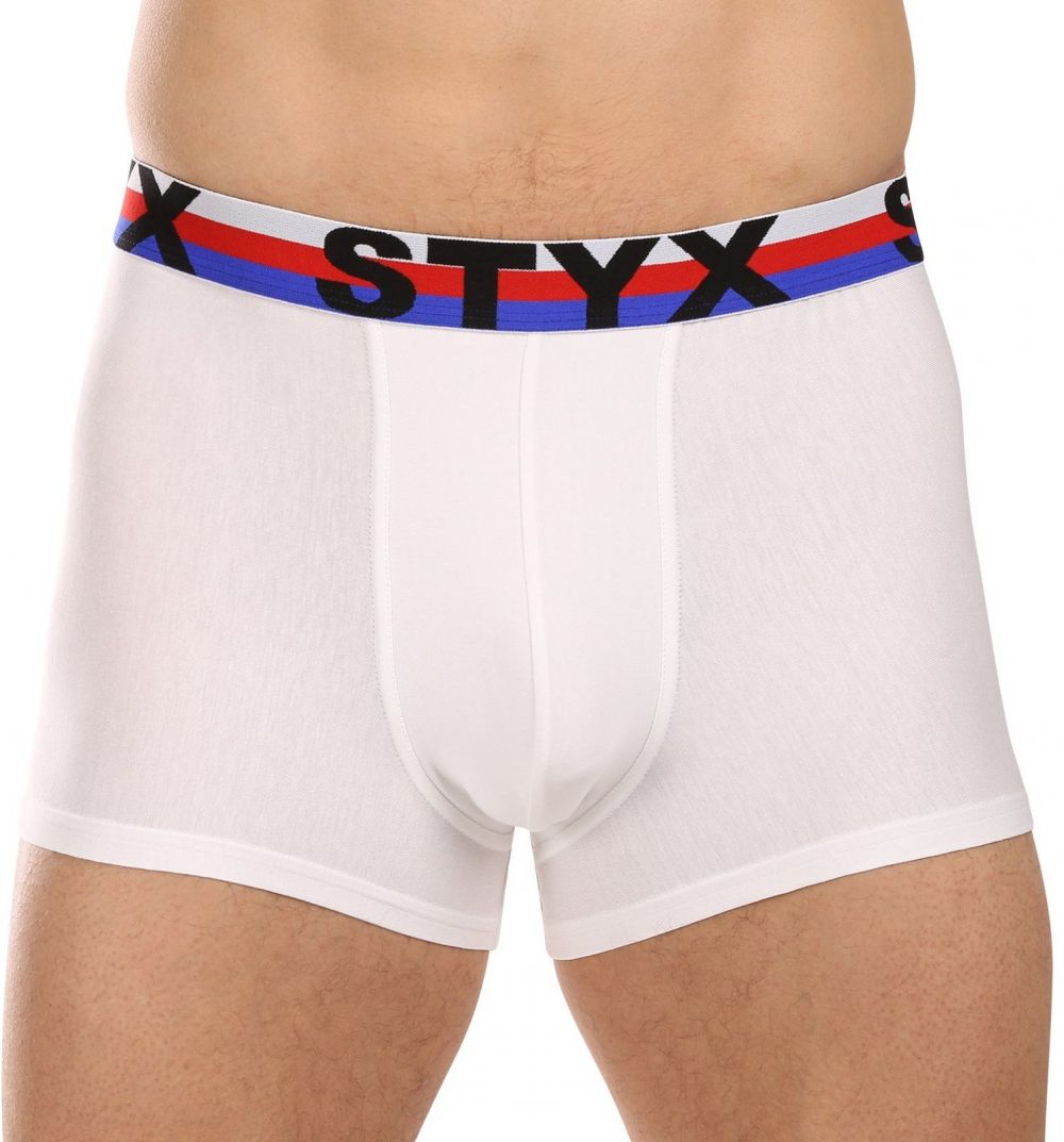 Men's Boxer Shorts Styx Sports Rubber White Tricolor