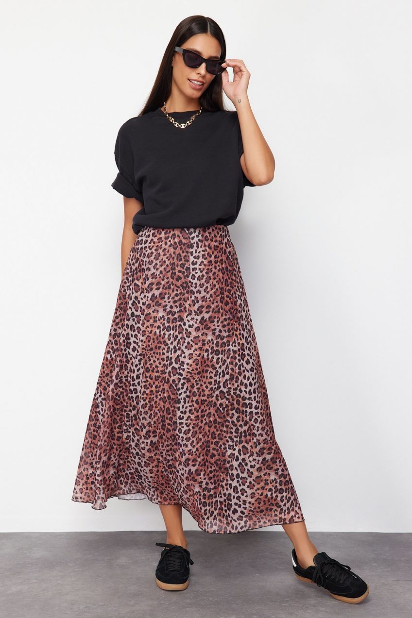 Trendyol A-Line Maxi Knitted Skirt