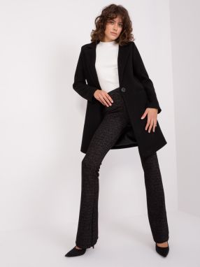 Black classic coat with lining OCH BELLA