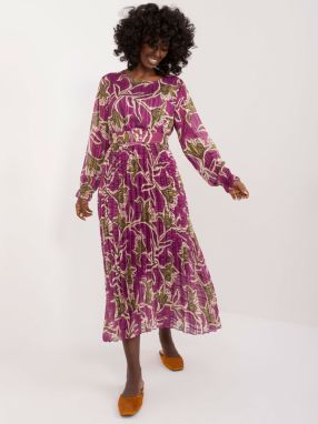 Purple dress with shiny thread