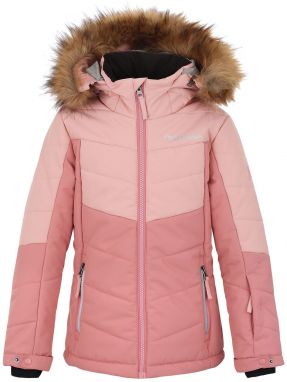 Girls' winter waterproof jacket Hannah LEANE JR mellow rose/rosette