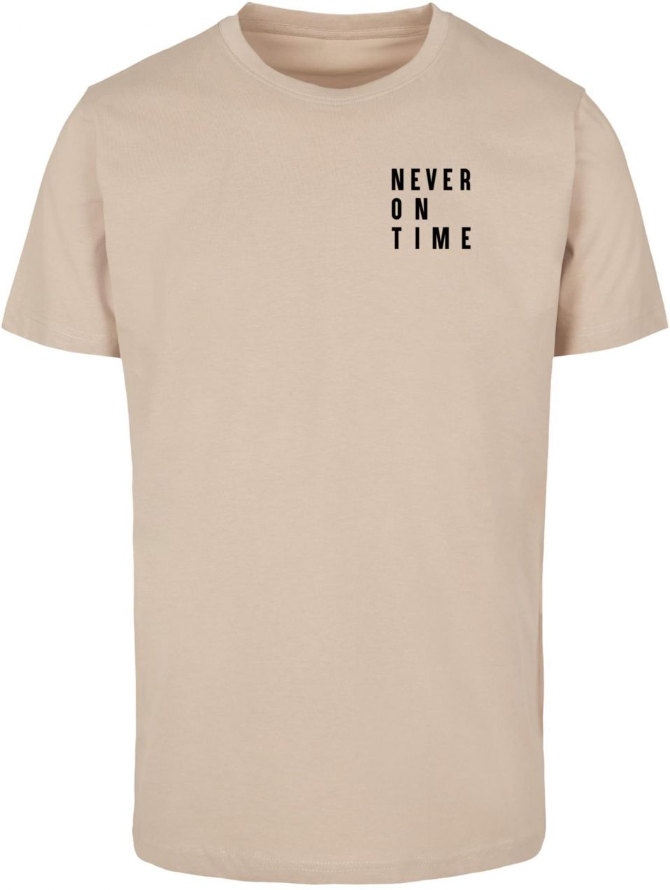 Men's T-shirt Never On Time Tee - beige