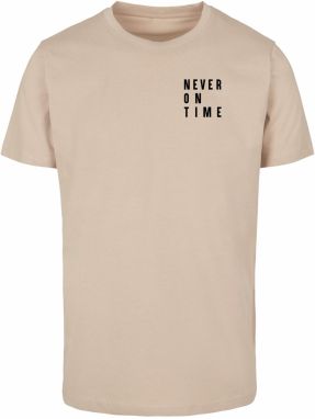 Men's T-shirt Never On Time Tee - beige