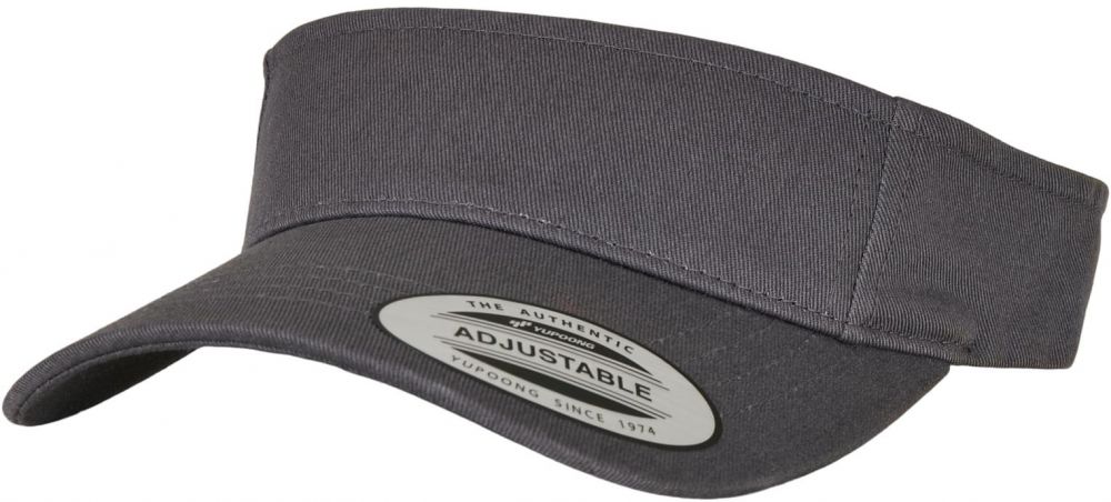 Curved visor cap dark gray
