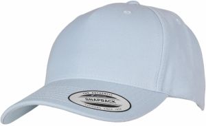 YP CLASSICS 5-PANEL PREMIUM COVERED CAPS Ballad SNAPBACK CAP blue