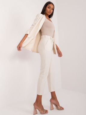Light beige trousers made of OCH BELLA fabric