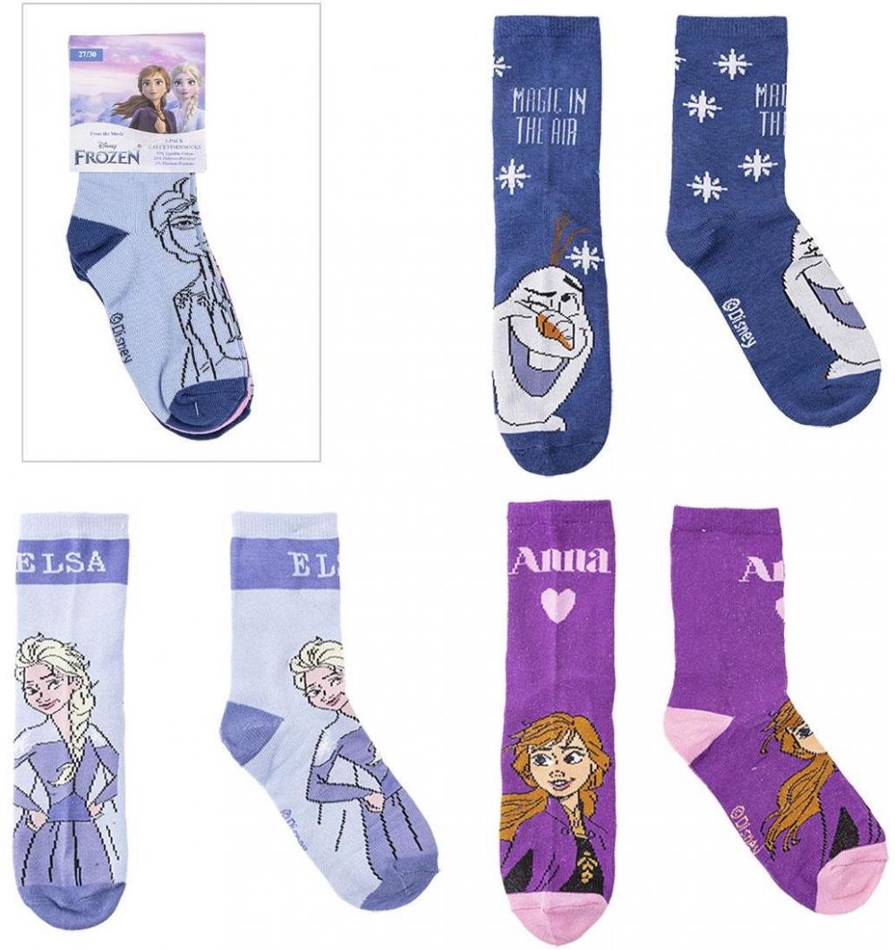 SOCKS PACK 3 PIECES FROZEN