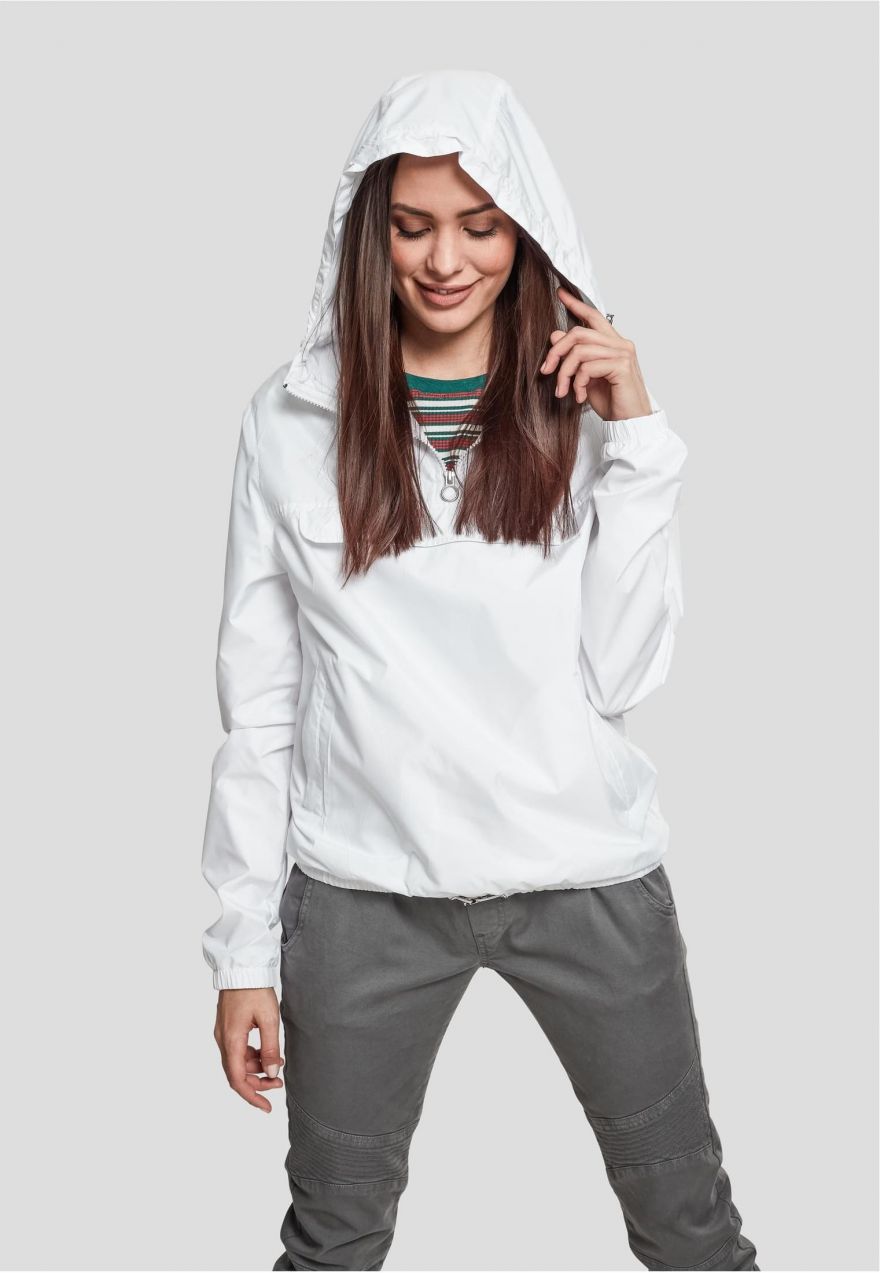 Women's Basic Tug-of-War Jacket White