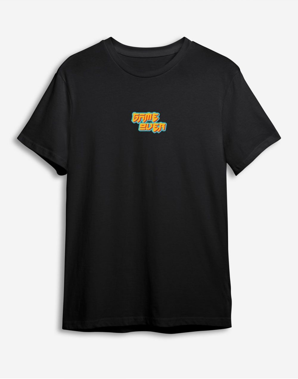Trendyol Black Game Over Printed Regular Cut T-shirt