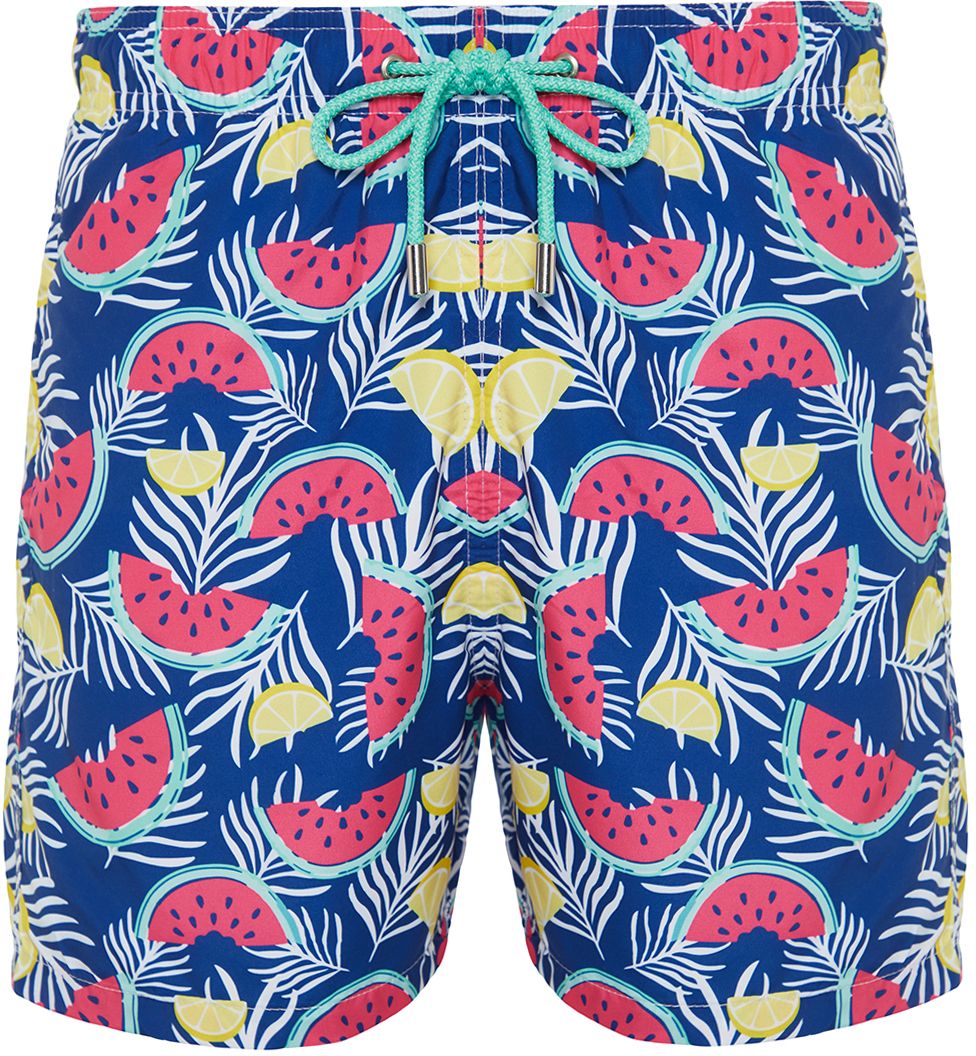 Trendyol Multi Color Standard Size Watermelon Print Swim Shorts