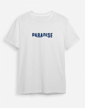 Trendyol White Text Printed Regular/Normal Cut T-shirt